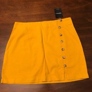NEW Forever 21 Mustard Mini Skirt